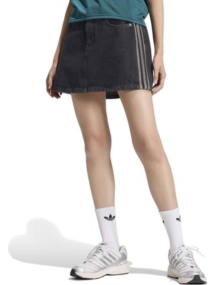 AKQ6485 Adidas 3s Sk D Kadın Elbise - Etek Siyah