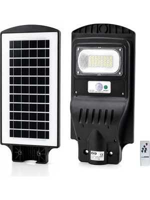 Go İthalat 100W - 6500K Solar - Güneş Enerjili Sokak Lambası - Armatür Sensörlü Bahçe-Balkon-Sokak ARS-348964 (5468)