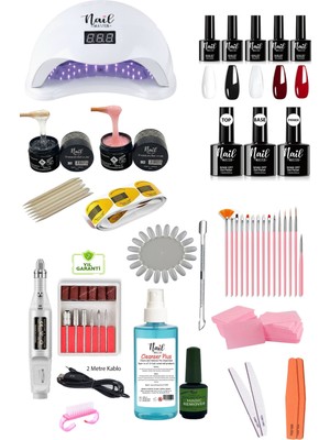 Nail Master Protez Tırnak Kalıcı Oje Full Set