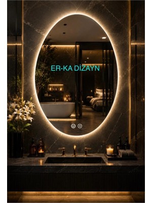 Elips Steam-Free Ayna Buğ Tutmaz Ayna Buğ Önleyici Ayna Banyo Aynası *dimmer Özellikli*