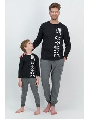 RolyPoly 2539 Garson The Future Siyah Erkek Çocuk Pijama Takımı