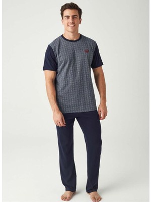 Mod Collection 3424 Erkek Kısa Kol Pijama Takım