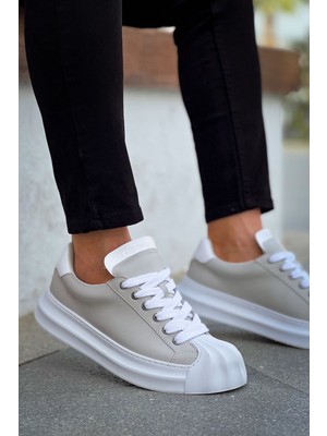 Artenay  Premium Bağcıklı Erkek Sneaker Gri