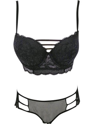 Pierre Cardin Lingerie Premium Avantajlı Boş Kap Yarım Bralet Sütyen ve Külot Kutulu Takımı