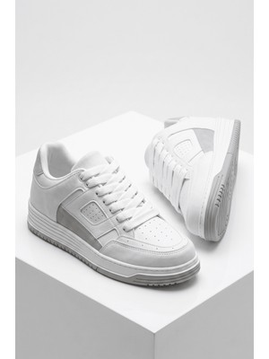 Zerenyus ZRC2410 Yüksek Kalite Yüksek Taban Erkek Sneaker Beyaz