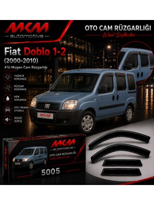 Mkm Fiat Doblo 1-2 (2000-2010) Uyumlu 4'lü Mugen Cam Rüzgarlığı Takımı