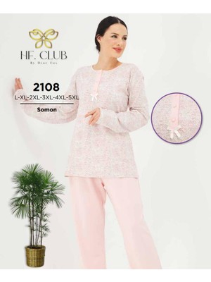 GOLDOREMİ HF Club 2108 Kadın Uzun Kollu Pijama Takımı