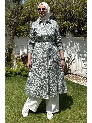 Rabia Şamlı Doğa Yeşil Tunik