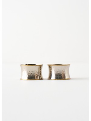 Bella Maison Lara 2'li Peçete Halkası Siver (4,5x3,5 Cm)