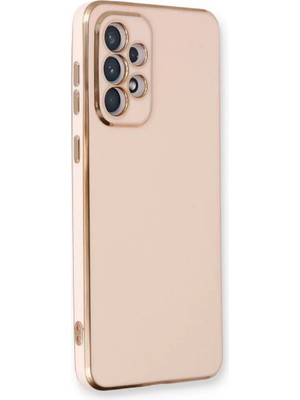 Aslanoğlu Store Newface Samsung Galaxy A53 5g Kılıf Volet Silikon - Pembe