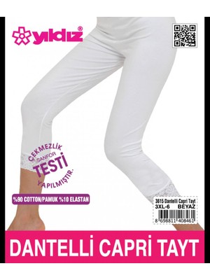 Yıldız 3615 Dantelli Capri Tayt