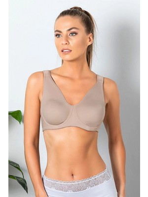 Hace Bazaar Toparlayıcı Minimizer Sütyen Cappucino