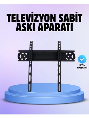 Uslucan Alışveriş LCD LED Plasma Tv Askı Aparatı 32-65 Inç Uyumlu 3 Kademeli Ayar
