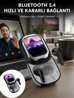 Ankaverse Enc Destekli Bluetooth 5.4 Kulaklık – Eq Ayarlı Akıllı Kutulu