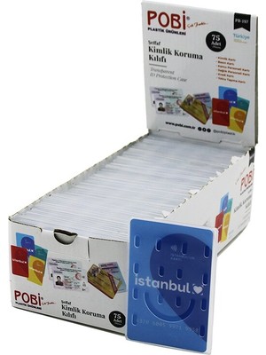 Cansa Kimlik Kart Koruma Kabı - Şeffaf - Kaliteli Plastik