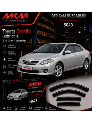 Mkm Toyota Corolla (2007-2013) Uyumlu 4'lü Cam Rüzgarlığı Takımı