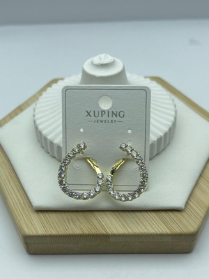Biju Yılmaz Yarım Damla Oval Xuping Gold Küpe 26XPKP85