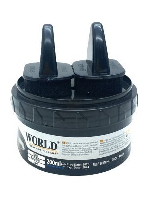 World Ayakkabı Boyası 200ML Siyah Black - 12'li Paket