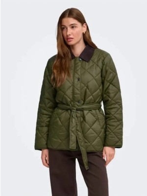 Only 15373692 Onltahıa Jacket Dark Olıve Kadın Mont