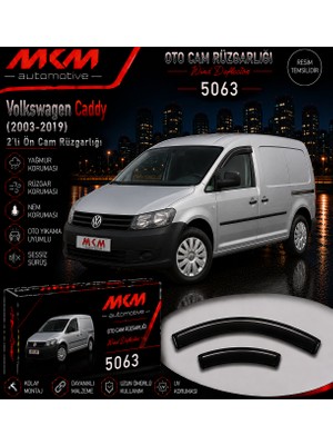 Mkm Volkswagen Caddy (2003-2019) Uyumlu 2'li Ön Cam Rüzgarlığı Takımı