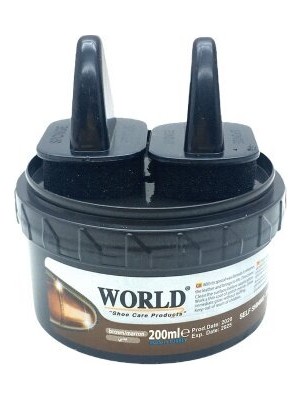 World Ayakkabı Boyası 200ML Koyu Kahve - 12'li Paket