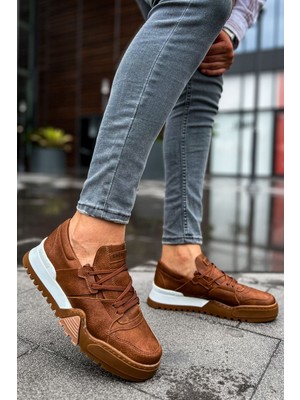 Zerenyus Warrem Yüksek Kalite Tarz Erkek Sneakers Taba