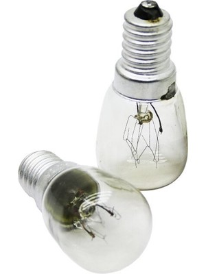 Ulbay St-26 Buzdolabı Ampulü 15W E14 Şeffaf - 50'li Paket