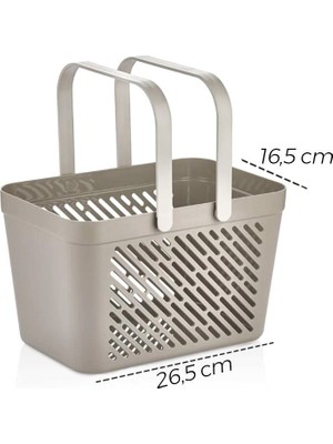 Omaş Naya OM-4421 Çok Amaçlı Sepet 16.5X26.5CM Çift Üstten Kulplu - 24'li Paket