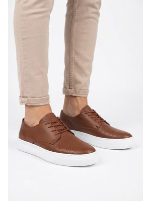 Zerenyus ZRC061 Premium Casual Günlük Comfort Erkek Klasik Ayakkabı Taba