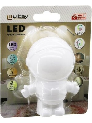 Ulbay Gc-03 Ulbay Gece Lambası 0.1W Astronot - 10'li Paket