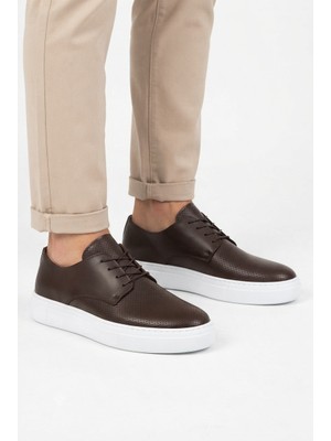Zerenyus ZRC061 Premium Casual Günlük Comfort Erkek Klasik Ayakkabı Kahve