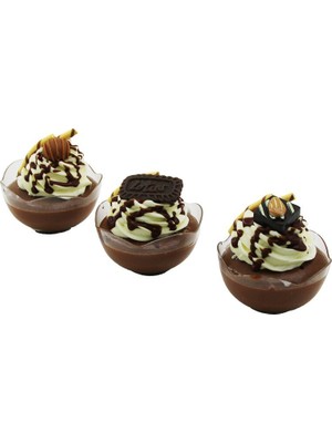 Barotti DMR-9669 Buzdolabı Magnet Mıknatıslı Kek Kalıbı Mini Muffin - 6'li Paket
