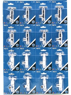 KRT Ibico K13-075 Taharat Musluk 3/8 Yıldız Vakumlu Ambalaj - 16'li Paket