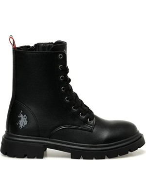 A10146879512010 101468795 Halles 3pr U.s. Polo Assn. Kadın Bot Siyah