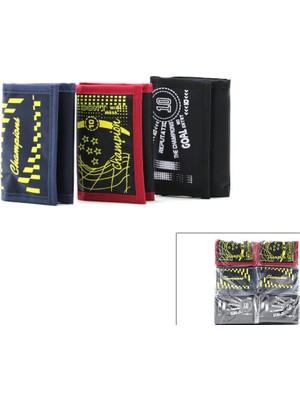 Mkm Man Taraftar Kumaş Cüzdan Mix 02-90-28 - 12'li Paket