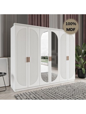 Comiet Soho 6 Kapak Mdf Gardırop