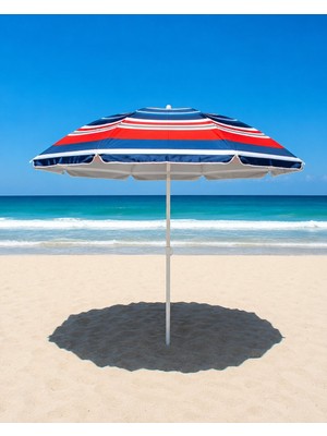 Skybelt SKY-121 Plaj Şemsiyesi 170CM Saplı Çap: 85*85CM 8 Telli Fıberglass Polyester Kumaş - 24'li Paket
