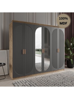 Comiet Soho 6 Kapak Mdf Gardırop
