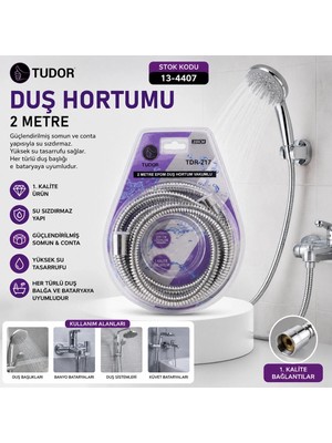 tp Buğz Duş Hortumu 200CM Vakumlu Ambalaj BX40