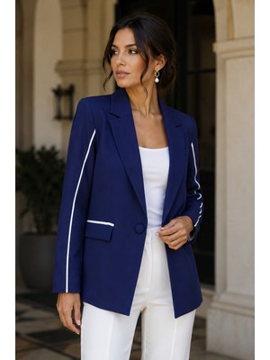 Sateen Regular Fit Blazer Kadın Ceket