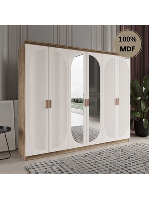 Comiet Soho 6 Kapak Mdf Gardırop