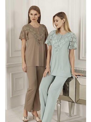 Artış 6201 Kadın Kısa Kollu Pijama Takımı