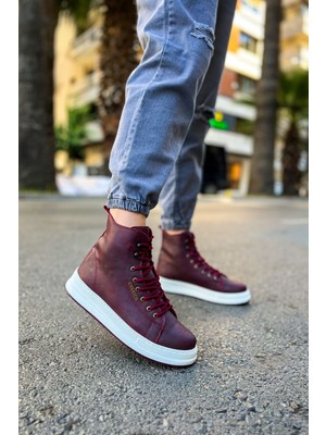 Between Premium Erkek Bot Bordo