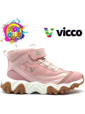 Vicco D'lites Radus Phylon Kauçuk Taban Yünlü Ortopedik Çocuk Bot Pudra
