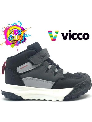 Vicco Annie Phylon Kauçuk Taban Ortopedik Çocuk Bot Siyah