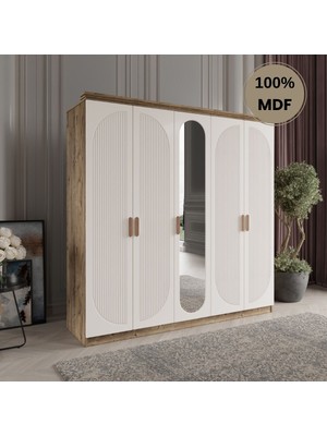 Comiet Soho 5 Kapak Mdf Gardırop