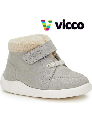 Vicco Tinky Ilk Adım Bebek Ortopedik Çocuk Bebek Bot Gri