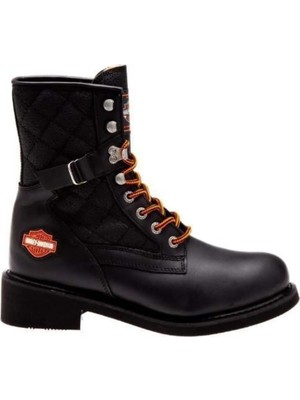 Harley Davidson New Worker Erkek Siyah Deri Bot