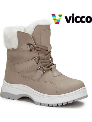 Vicco Alexis Kürklü Ortopedik Çocuk Bot Gri