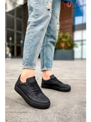 Zerenyus ZRC015 First Edition Premium Erkek Günlük Sneaker Siyah
